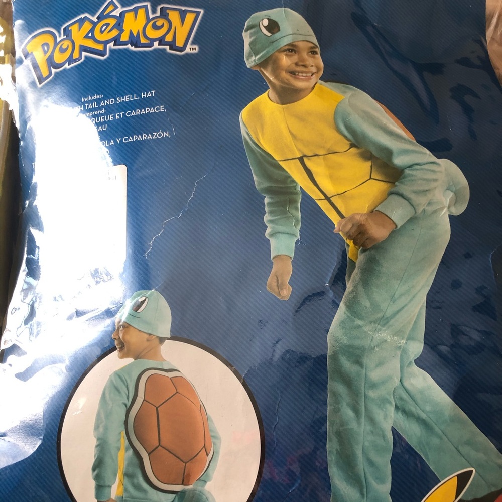 Pokémon costume Squirtle size small 3-4 yrs